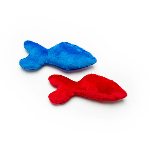 Mutts and Mittens Fish Plush Catnip Toy