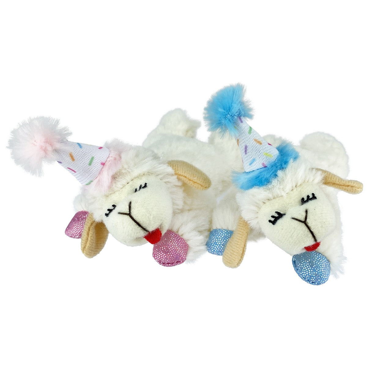 MultiPet Cat Lamb Chop w/ Birthday Hat 4 in