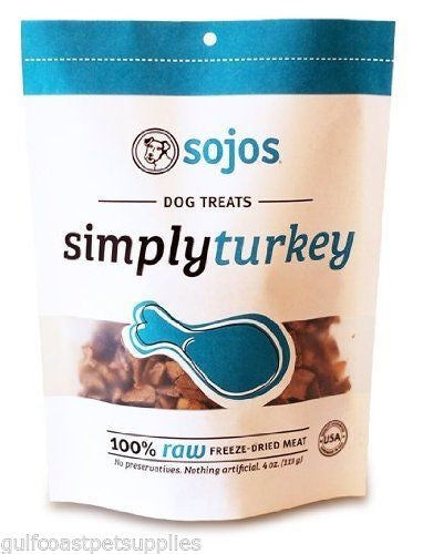 Sojos Dog Simply Turkey Treat 4 oz.