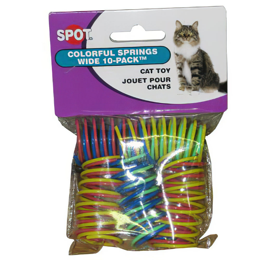 Spot Colorful Springs Catnip Toy 2" Assorted Colors