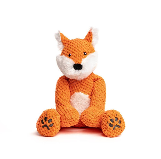 fabdog Floppy Fox Plush Dog Toy