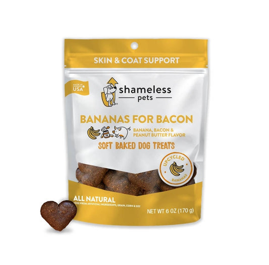 Shameless Pets Bananas For Bacon Soft Baked Dog Treats