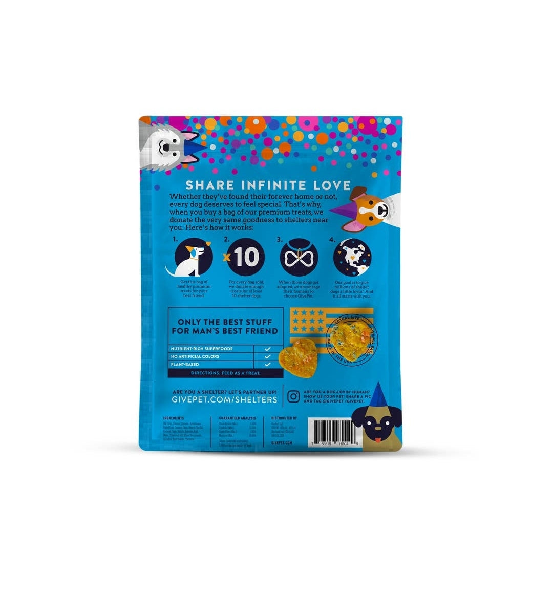 GivePet Birthday Bash Dog Treats