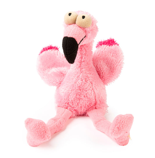 FuzzYard Dog Toy Little Flo the Flamingo Small